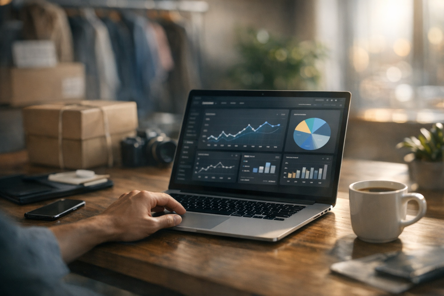 A detailed view of e-commerce product data and analytics dashboard A detailed view of e-commerce product data and analytics dashboard